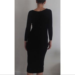 Zara Knit Midi Dress